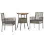 Conjunto de Muebles de Comedor Conjunto de 3 Gris Ratán, Metal de , Sillas de jardín - Ref: Foro24-3334953, Precio: 168,50 €,...