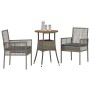 Conjunto de Muebles de Comedor Conjunto de 3 Gris Ratán, Metal de , Sillas de jardín - Ref: Foro24-3334953, Precio: 168,50 €,...