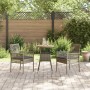 Conjunto de Muebles de Comedor Conjunto de 3 Gris Ratán, Metal de , Sillas de jardín - Ref: Foro24-3334953, Precio: 168,50 €,...