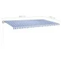 Toldo manual retráctil con LED azul y blanco 6x3,5 m de vidaXL, Toldos - Ref: Foro24-3070081, Precio: 862,03 €, Descuento: %