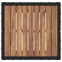 Conjunto de Bistro de Jardín de 3 Piezas con Cojines Ratan de Polipropileno Negro de , Sillas de jardín - Ref: Foro24-3334960...