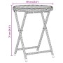 Set de Bistro de Jardín de 3 Piezas con Cojines Ratané Negro de , Sillas de jardín - Ref: Foro24-3334967, Precio: 164,04 €, D...