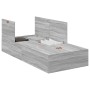 Cama con almacenamiento Marco Gris Sonoma 80x200 cm de , Camas y somieres - Ref: Foro24-3335338, Precio: 193,61 €, Descuento: %