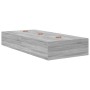 Cama con almacenamiento Marco Gris Sonoma 80x200 cm de , Camas y somieres - Ref: Foro24-3335338, Precio: 193,61 €, Descuento: %