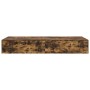 Estructura de Cama Roble Ahumado Madera Maciza Individual de , Camas y somieres - Ref: Foro24-3335337, Precio: 188,24 €, Desc...