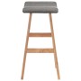 Taburetes de cocina 2 unidades tela gris oscuro en Taburetes de cocina | Comprar online en Foru.es