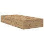 Estructura de Cama de Almacenamiento Roble Artesano 90x200 cm de , Camas y somieres - Ref: Foro24-3335348, Precio: 192,56 €, ...