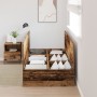 Estructura de Cama con Almacenamiento de Madera Vieja 90x200 cm de , Camas y somieres - Ref: Foro24-3335347, Precio: 203,24 €...