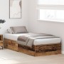 Estructura de Cama con Almacenamiento de Madera Vieja 90x200 cm de , Camas y somieres - Ref: Foro24-3335347, Precio: 203,24 €...