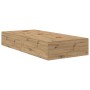 Estructura de Cama de Almacenamiento Roble Artesano 90x200 cm de , Camas y somieres - Ref: Foro24-3335348, Precio: 192,56 €, ...