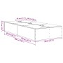 Estructura de Cama con Almacenamiento de Madera Vieja 90x200 cm de , Camas y somieres - Ref: Foro24-3335347, Precio: 203,24 €...