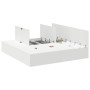 Marco de Cama Blanco Madera King Marco con Almacenamiento de , Camas y somieres - Ref: Foro24-3335357, Precio: 448,17 €, Desc...