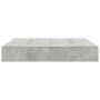 Estructura de Cama de Almacenamiento Gris Concreto 200x200 cm de , Camas y somieres - Ref: Foro24-3335360, Precio: 435,41 €, ...