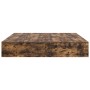 Cama con almacenamiento de Roble Ahumado 200x200 cm de , Camas y somieres - Ref: Foro24-3335361, Precio: 435,89 €, Descuento: %