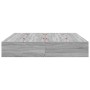 Estructura de cama de almacenamiento Gris Sonoma 200x200 cm de , Camas y somieres - Ref: Foro24-3335362, Precio: 448,17 €, De...