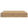 Base de Cama de Almacenamiento en Roble Artisan 200x200 cm de , Camas y somieres - Ref: Foro24-3335364, Precio: 443,33 €, Des...