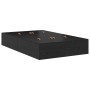 Estructura de cama de almacenamiento en roble negro 120x200 cm de , Camas y somieres - Ref: Foro24-3335366, Precio: 337,72 €,...