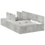 Estructura de cama Gris concreto Concreto Individual Robusta de , Camas y somieres - Ref: Foro24-3335368, Precio: 317,75 €, D...
