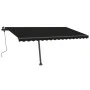 Retractable manual foot awning anthracite gray 400x350 cm by vidaXL, Awnings - Ref: Foro24-3069819, Price: 454,80 €, Discount: %