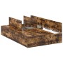 Estructura de Cama de Almacenamiento de Roble Ahumado 120x200 cm de , Camas y somieres - Ref: Foro24-3335369, Precio: 317,75 ...