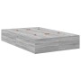 Estructura de Cama de Almacenamiento Gris Sonoma 120x200 cm de , Camas y somieres - Ref: Foro24-3335370, Precio: 327,69 €, De...