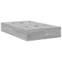 Estructura de Cama de Almacenamiento Gris Sonoma 120x200 cm de , Camas y somieres - Ref: Foro24-3335370, Precio: 327,69 €, De...