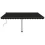 Retractable manual foot awning anthracite gray 400x350 cm by vidaXL, Awnings - Ref: Foro24-3069819, Price: 454,80 €, Discount: %