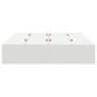 Marco de cama de almacenamiento Blanco 150x200 cm de , Camas y somieres - Ref: Foro24-3335381, Precio: 417,33 €, Descuento: %