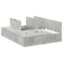 Estructura de Cama de Almacenamiento Gris Concreto 150x200 cm de , Camas y somieres - Ref: Foro24-3335384, Precio: 406,44 €, ...