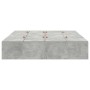 Estructura de Cama de Almacenamiento Gris Concreto 150x200 cm de , Camas y somieres - Ref: Foro24-3335384, Precio: 406,44 €, ...