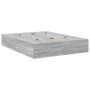 Armazón de cama Gris Sonoma Tablero de partículas Queen de , Camas y somieres - Ref: Foro24-3335386, Precio: 417,33 €, Descue...