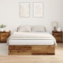 Estructura de Cama de Almacenamiento Madera Vieja 150x200 cm de , Camas y somieres - Ref: Foro24-3335387, Precio: 405,94 €, D...
