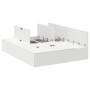 Marco de Cama Blanco MDF Doble Estándar Cama con Almacenamiento de , Camas y somieres - Ref: Foro24-3335389, Precio: 382,70 €...
