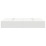 Marco de Cama Blanco MDF Doble Estándar Cama con Almacenamiento de , Camas y somieres - Ref: Foro24-3335389, Precio: 382,70 €...