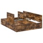 Estructura de Cama Roble ahumado Madera de Roble Sólido de , Camas y somieres - Ref: Foro24-3335393, Precio: 371,45 €, Descue...