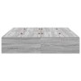 Estructura de Cama de Almacenamiento Gris Sonoma 160x200 cm de , Camas y somieres - Ref: Foro24-3335394, Precio: 382,70 €, De...