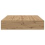 Marco de Cama de Almacenamiento en Roble Artisan 160x200 cm de , Camas y somieres - Ref: Foro24-3335396, Precio: 371,45 €, De...