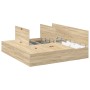 Estructura de Cama de Almacenamiento Sonoma Oak 180x200 cm de , Camas y somieres - Ref: Foro24-3335399, Precio: 399,76 €, Des...