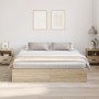 Estructura de Cama de Almacenamiento Sonoma Oak 180x200 cm de , Camas y somieres - Ref: Foro24-3335399, Precio: 399,76 €, Des...