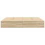 Estructura de Cama de Almacenamiento Sonoma Oak 180x200 cm de , Camas y somieres - Ref: Foro24-3335399, Precio: 399,76 €, Des...