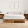 Estructura de Cama Madera Recuperada Madera de Roble Sólido de , Camas y somieres - Ref: Foro24-3335403, Precio: 421,70 €, De...