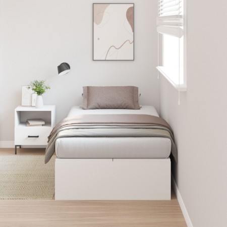 Estructura de Cama de Almacenamiento Blanca 90x190 cm de , Camas y somieres - Ref: Foro24-3335405, Precio: 204,56 €, Descuent...