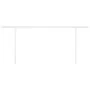 Toldo retráctil manual con postes crema 6x3,5 m de vidaXL, Toldos - Ref: Foro24-3070077, Precio: 690,45 €, Descuento: %
