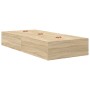 Estructura de cama Roble de Sonoma Madera elaborada de , Camas y somieres - Ref: Foro24-3335415, Precio: 170,71 €, Descuento: %