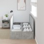 Marco de Cama Gris Concreto Madera Resistente Duradero de , Camas y somieres - Ref: Foro24-3335416, Precio: 170,71 €, Descuen...