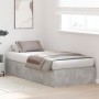 Marco de Cama Gris Concreto Madera Resistente Duradero de , Camas y somieres - Ref: Foro24-3335416, Precio: 170,71 €, Descuen...