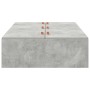 Marco de Cama Gris Concreto Madera Resistente Duradero de , Camas y somieres - Ref: Foro24-3335416, Precio: 170,71 €, Descuen...