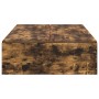 Marco de Cama de Almacenamiento en Roble Ahumado 75x190 cm de , Camas y somieres - Ref: Foro24-3335417, Precio: 170,71 €, Des...