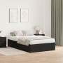 Cama con Almacenamiento Roble Negro Madera Doble Estándar de , Camas y somieres - Ref: Foro24-3335422, Precio: 325,28 €, Desc...