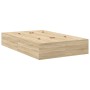 Estructura de Cama de Almacenamiento en Roble Sonoma 120x190 cm de , Camas y somieres - Ref: Foro24-3335423, Precio: 289,94 €...